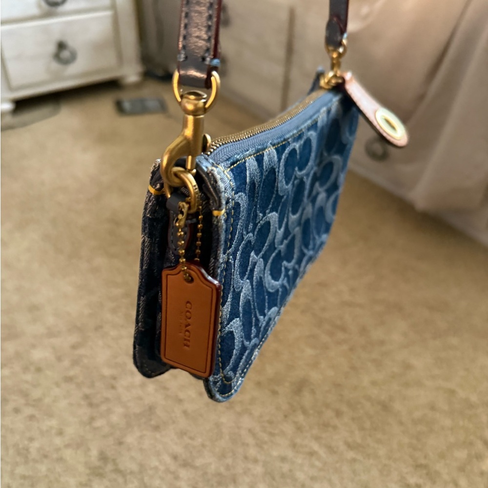 Coach Denim Penn Shoulder Bag - Picture 12 of 12